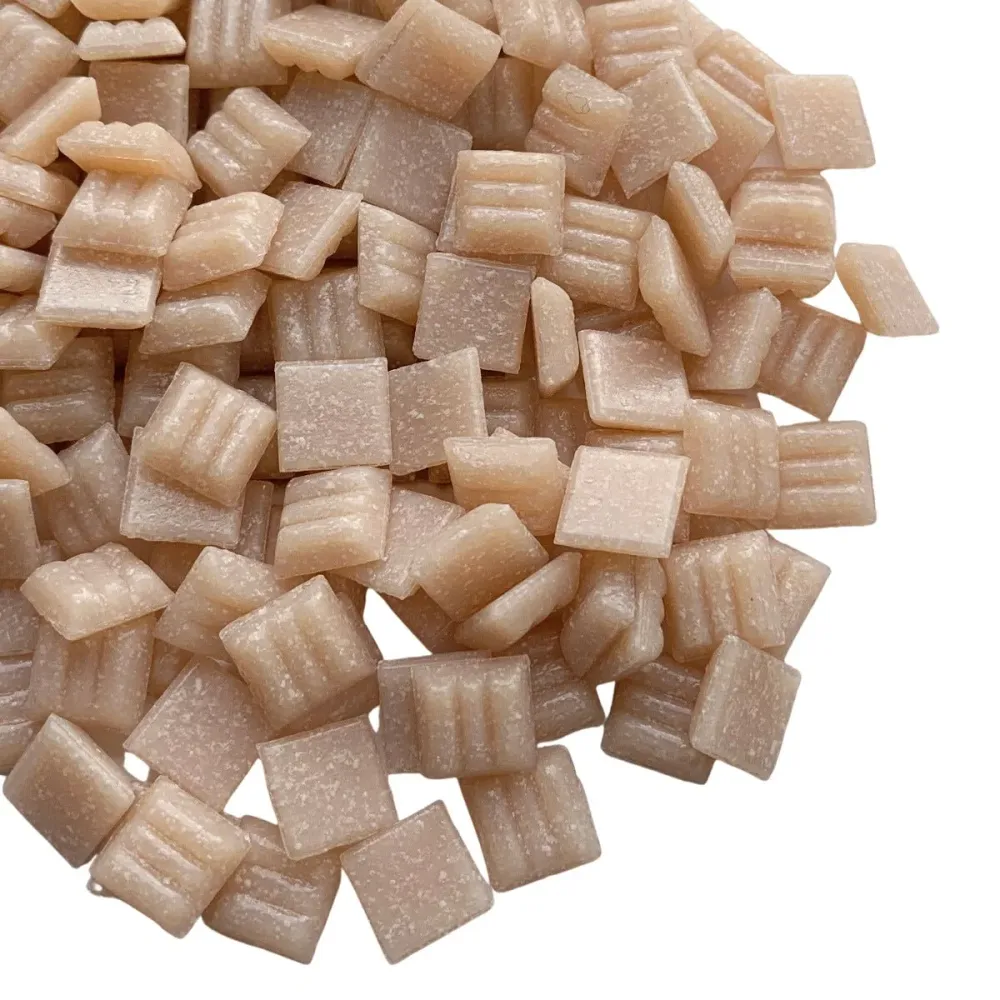 Pastilha de vidro 10mm rosa blush