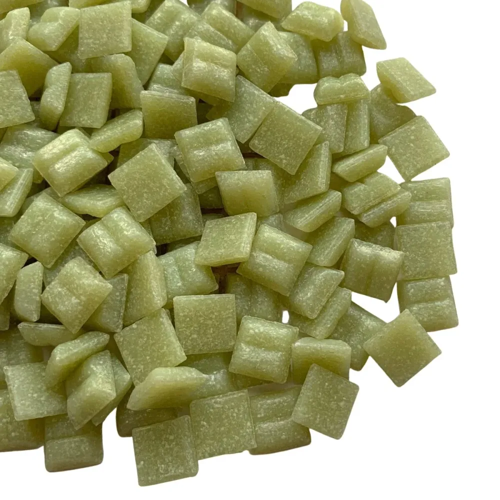 Pastilha de Vidro 10mm Verde Maçã
