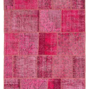 Patchwork Teppich 240 x 170 cm - mehrfarbig