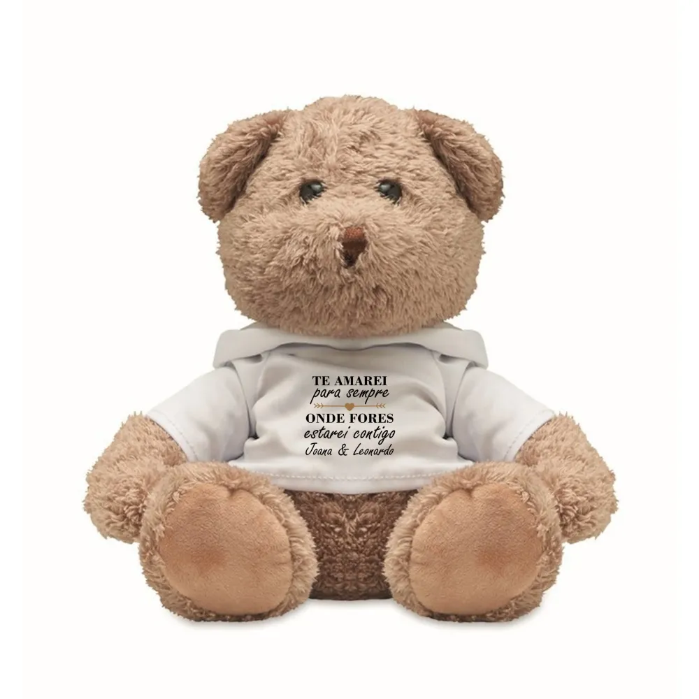 Peluche "Onde fores estarei contigo"