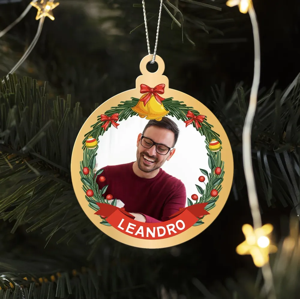 Pendente bola "Sino e azevinho"