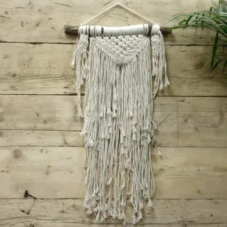 Pendura de Parede em Macramé Natural