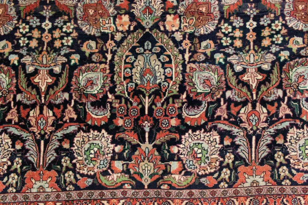 Perserteppich - Bidjar 187 x 197 cm - blau