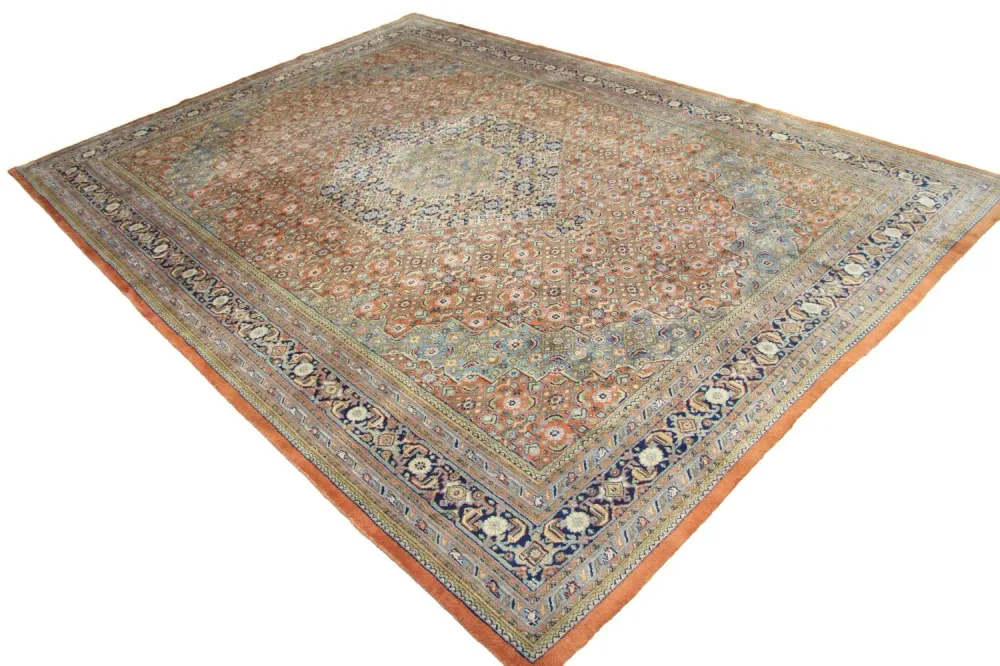 Perserteppich - Bidjar 348 x 250 cm - blau