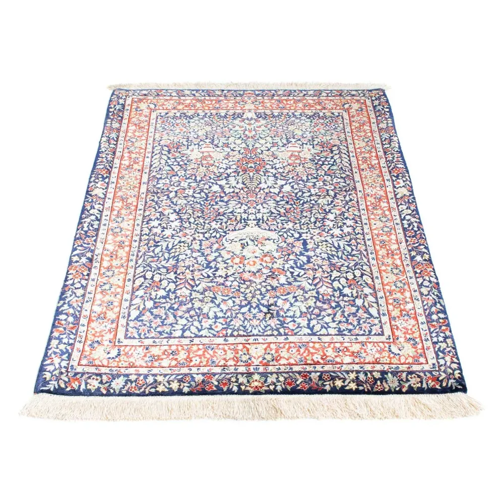 Perserteppich - Ghom 120 x 78 cm - dunkelblau