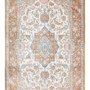 Perserteppich - Ghom 124 x 79 cm - beige