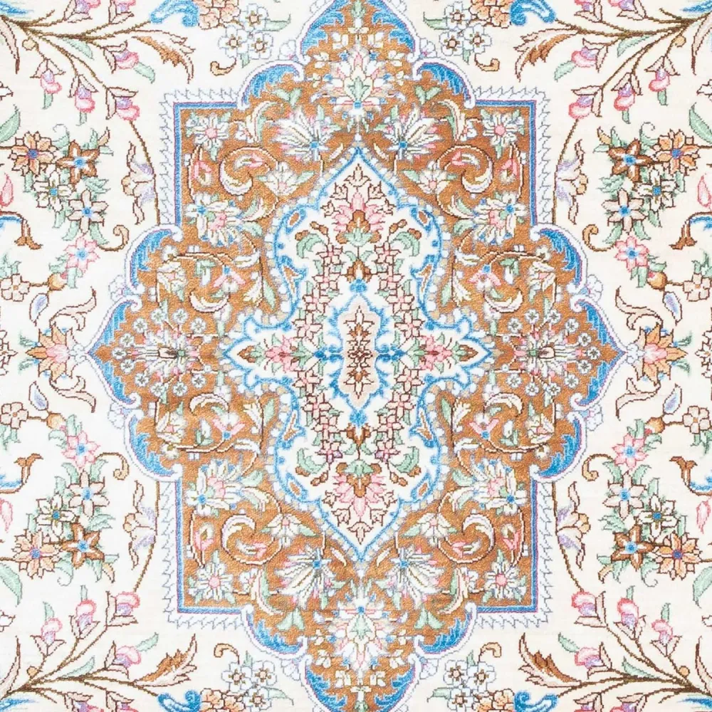 Perserteppich - Ghom 124 x 79 cm - beige