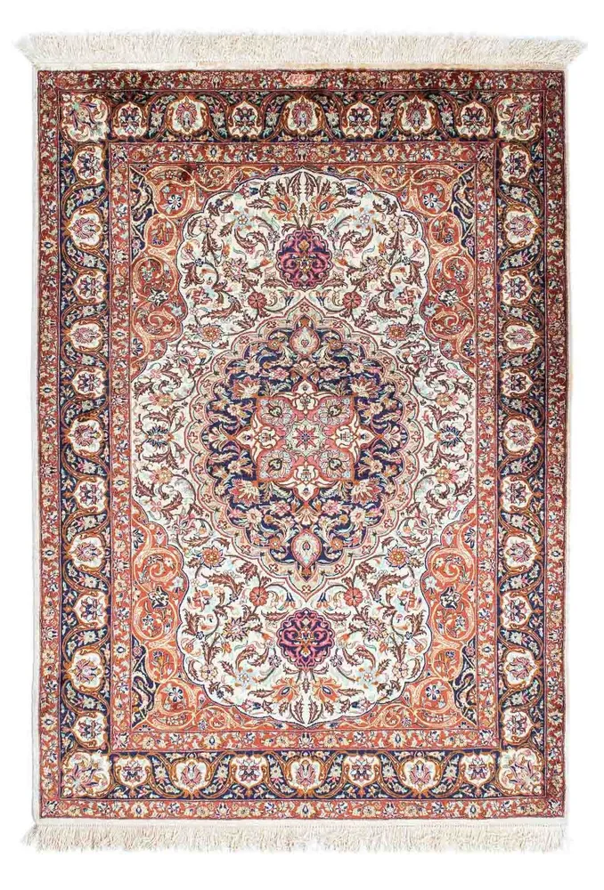Perserteppich - Ghom 148 x 102 cm - beige