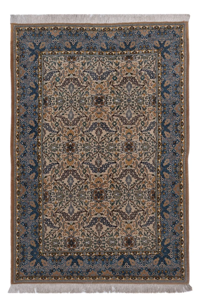 Perserteppich - Ghom - 209 x 140 cm - sand