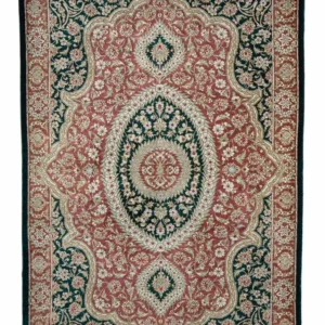 Perserteppich - Ghom 85 x 58 cm - dunkelblau