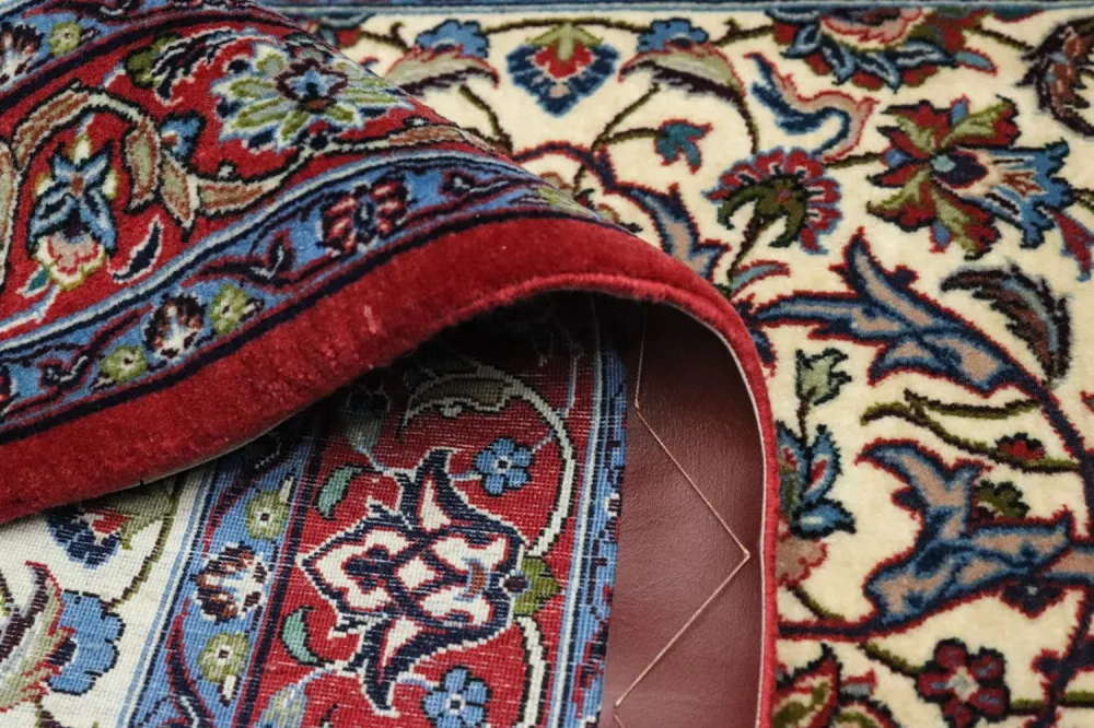 Perserteppich - Isfahan - Premium 364 x 90 cm - beige