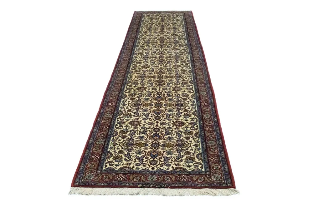 Perserteppich - Isfahan - Premium 364 x 90 cm - beige