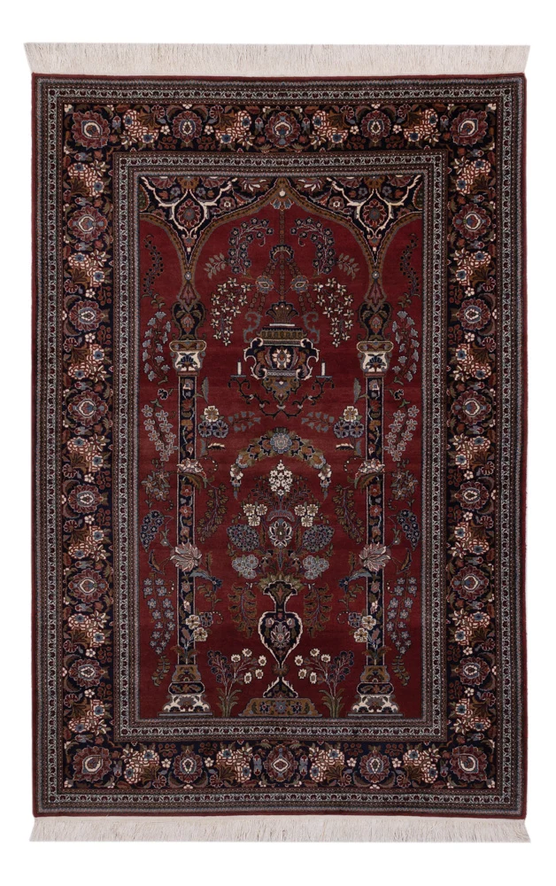 Perserteppich - Keshan - 222 x 141 cm - weinrot