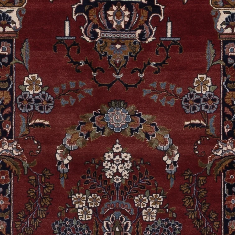 Perserteppich - Keshan - 222 x 141 cm - weinrot