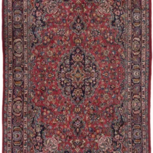 Perserteppich - Keshan - 300 x 195 cm - dunkelrot