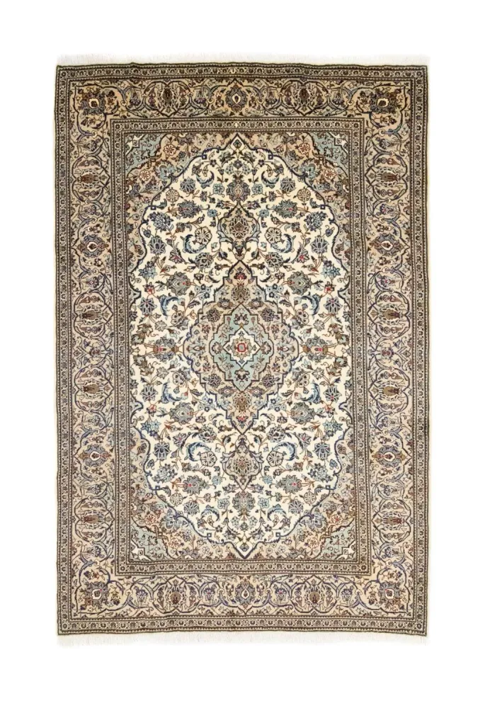 Perserteppich - Keshan 306 x 195 cm - beige
