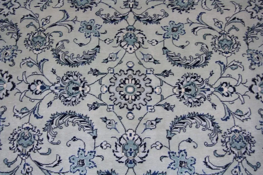 Perserteppich - Keshan 362 x 251 cm - blau
