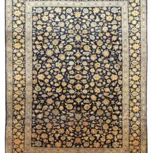 Perserteppich - Keshan 410 x 311 cm - blau