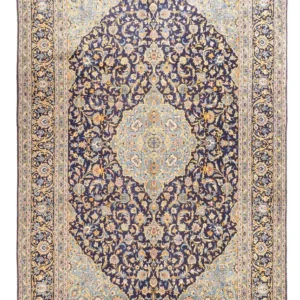 Perserteppich - Keshan quadratisch - 410 x 395 cm - dunkelblau