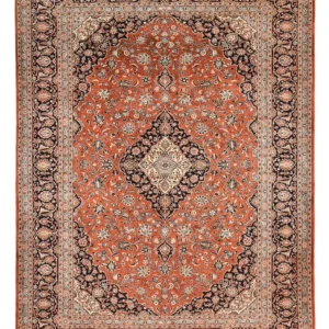 Perserteppich - Keshan - Royal - 395 x 298 cm - hellrot