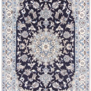 Perserteppich - Nain - 195 x 118 cm - dunkelblau