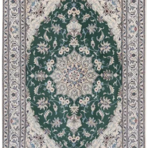 Perserteppich - Nain - 237 x 162 cm - grün