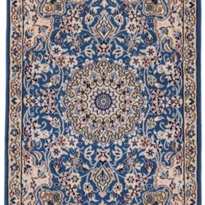 Perserteppich - Nain - 90 x 60 cm - blau