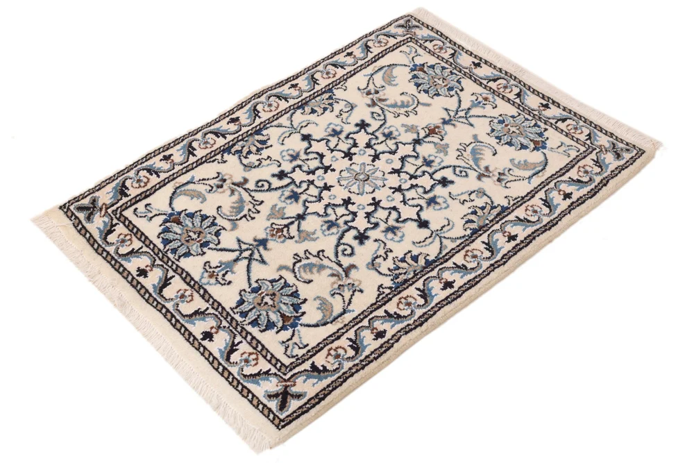 Perserteppich - Nain - 92 x 61 cm - creme