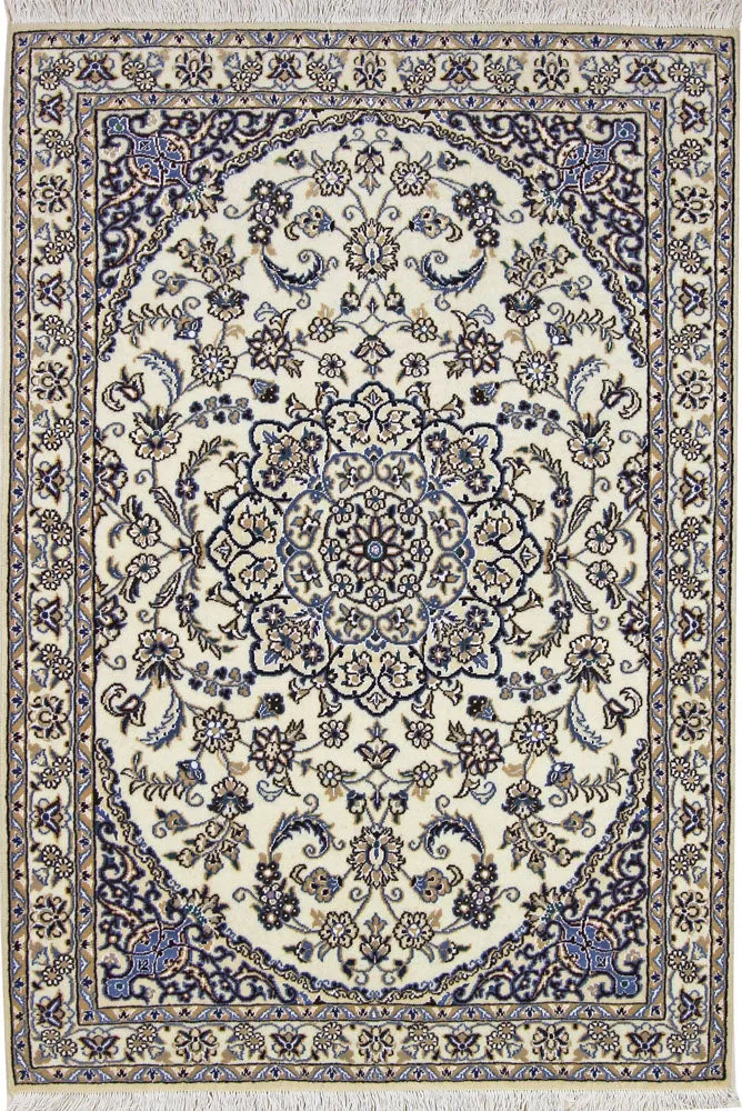 Perserteppich - Nain - Premium - 148 x 100 cm - creme