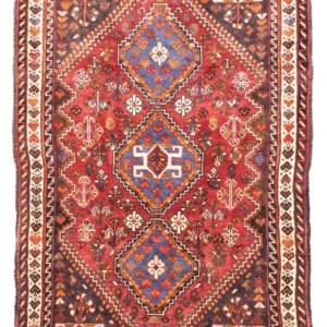 Perserteppich - Nomadic 124 x 80 cm - dunkelrot