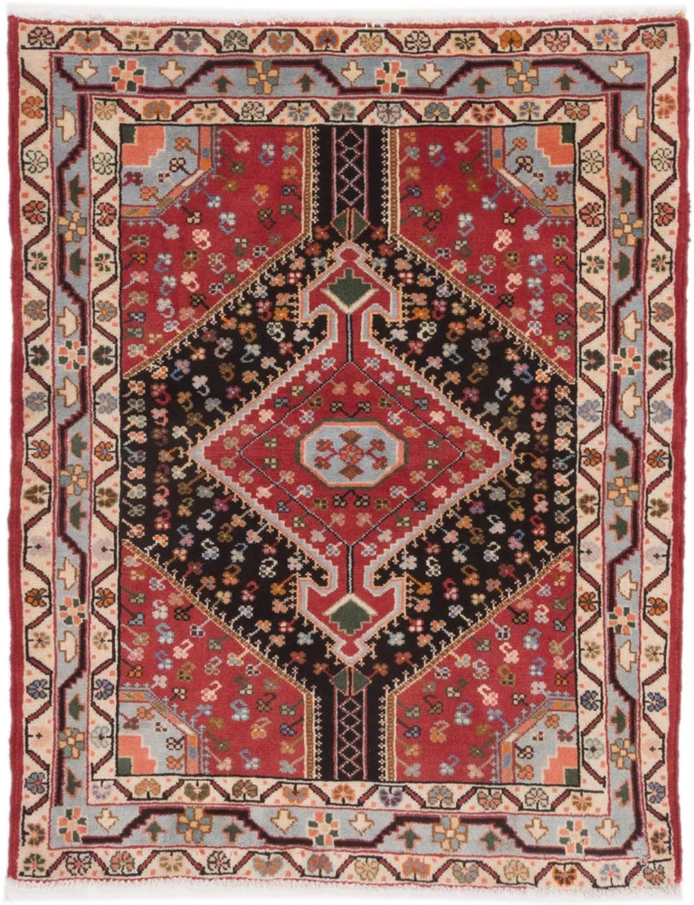 Perserteppich - Nomadic - 130 x 105 cm - mehrfarbig