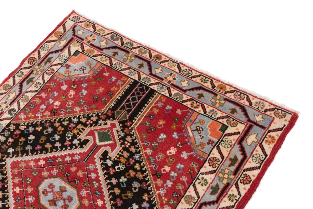Perserteppich - Nomadic - 130 x 105 cm - mehrfarbig