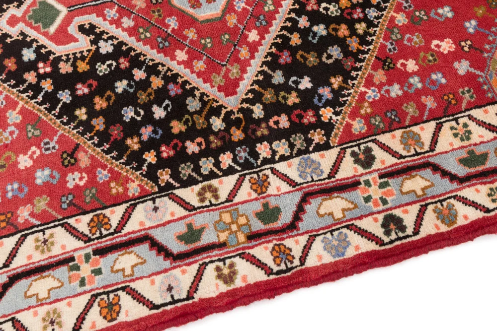 Perserteppich - Nomadic - 130 x 105 cm - mehrfarbig
