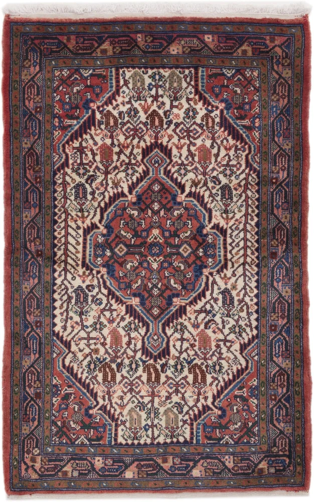 Perserteppich - Nomadic - 130 x 85 cm - creme