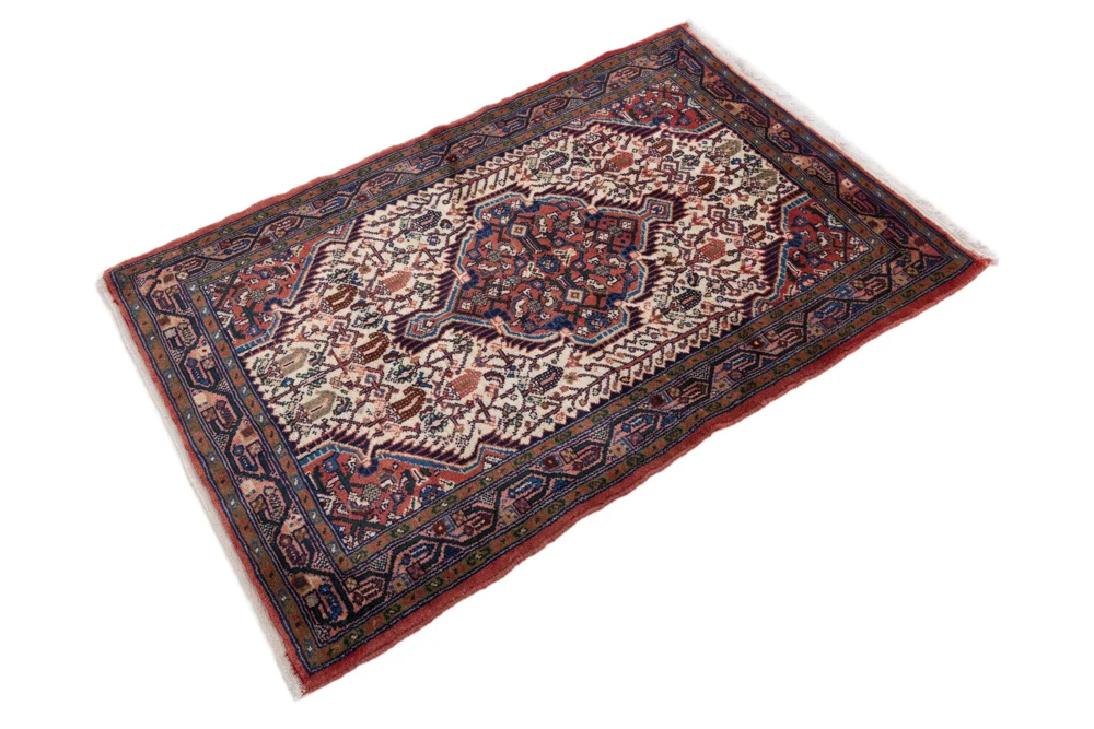 Perserteppich - Nomadic - 130 x 85 cm - creme