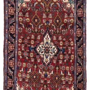 Perserteppich - Nomadic 130 x 83 cm - dunkelrot