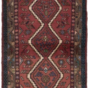 Perserteppich - Nomadic - 130 x 80 cm - rot
