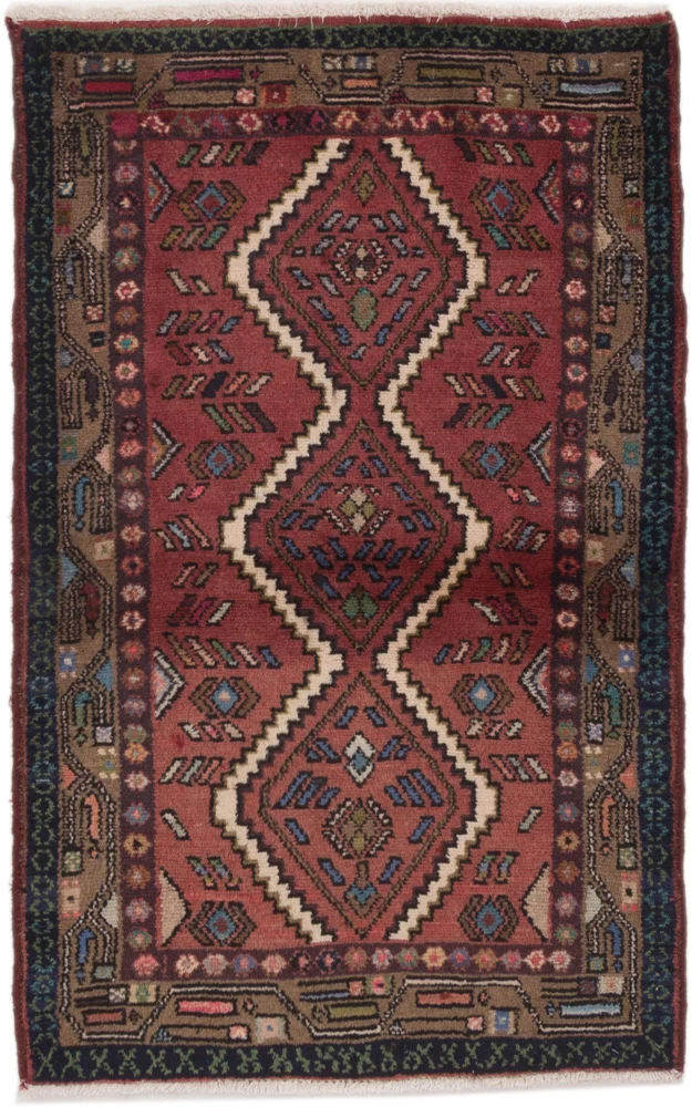 Perserteppich - Nomadic - 130 x 80 cm - rot