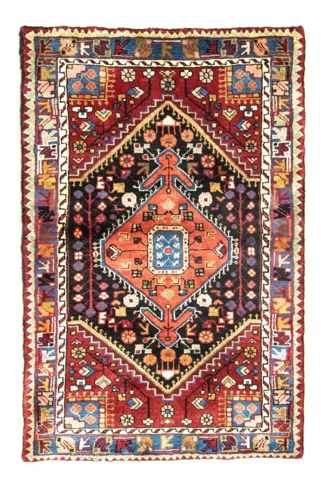 Perserteppich - Nomadic 135 x 85 cm - blau