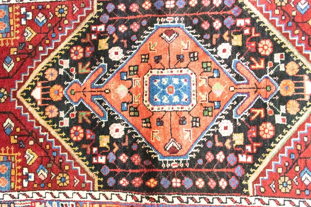 Perserteppich - Nomadic 135 x 85 cm - blau
