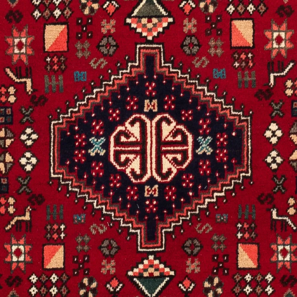 Perserteppich - Nomadic 144 x 100 cm - dunkelrot