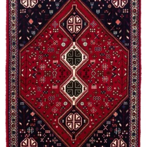 Perserteppich - Nomadic 145 x 100 cm - dunkelrot