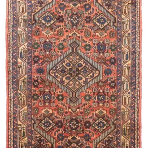 Perserteppich - Nomadic 147 x 100 cm - hellrot