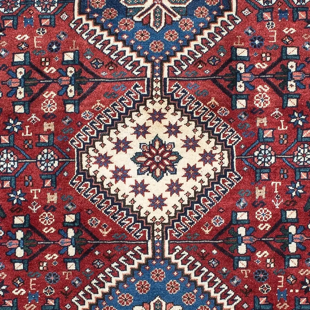Perserteppich - Nomadic 147 x 102 cm - dunkelrot