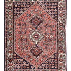 Perserteppich - Nomadic 148 x 103 cm - dunkelblau