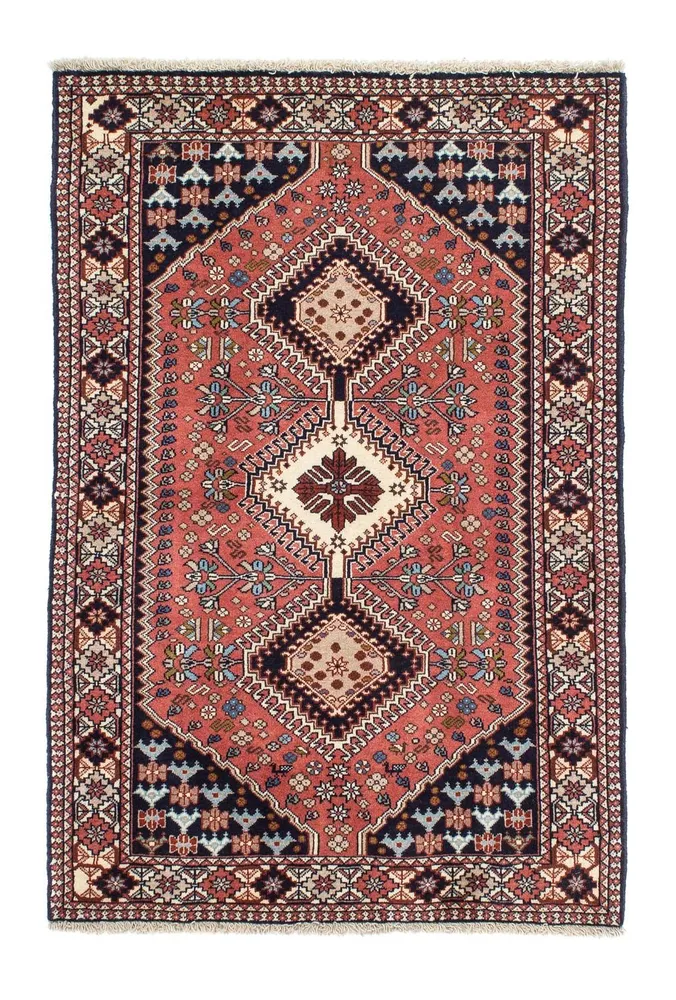 Perserteppich - Nomadic 150 x 100 cm - hellrot