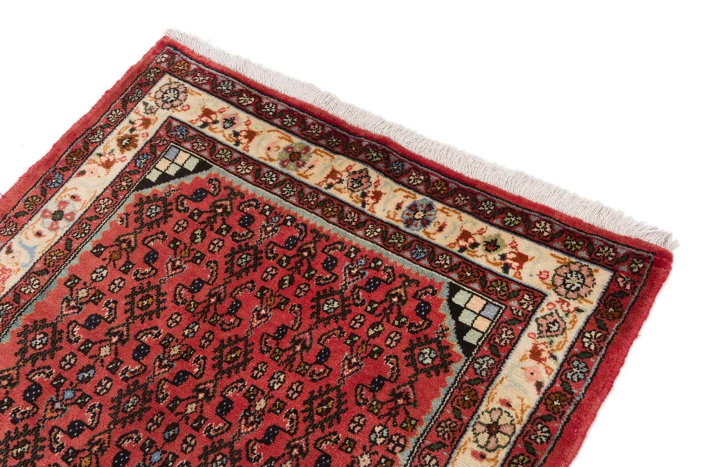 Perserteppich - Nomadic - 150 x 105 cm - dunkelrot