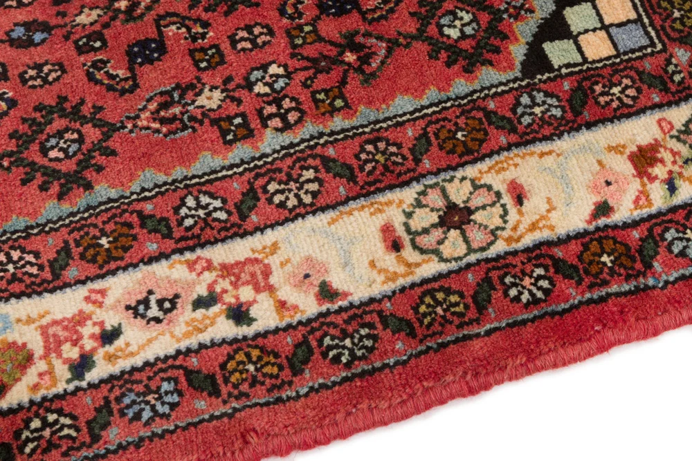 Perserteppich - Nomadic - 150 x 105 cm - dunkelrot