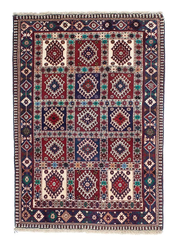 Perserteppich - Nomadic 151 x 103 cm - blau