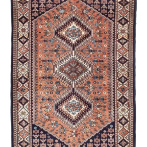 Perserteppich - Nomadic 152 x 100 cm - hellrot